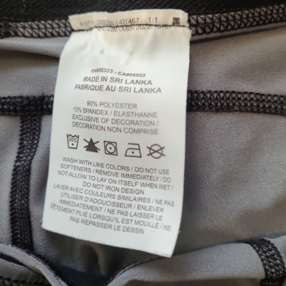 Nike Pro Mens SZ Med Training Tights in Cascade Brush Stroke Camo Black - Picture 8 of 9